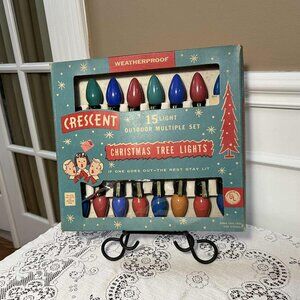 MCM Crescent Christmas Tree lights